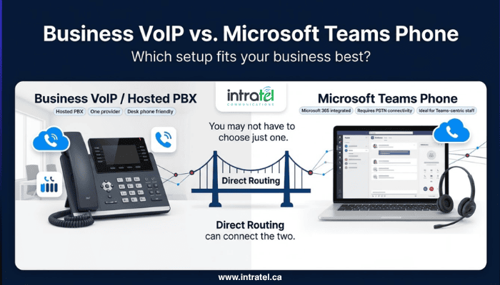 business voip vs microsoft teams phone